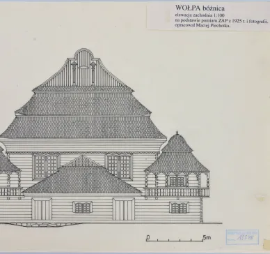 Vowpa synagogue, western facade