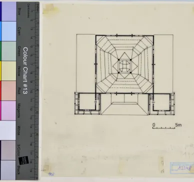 Vowpa, synagogue, plan