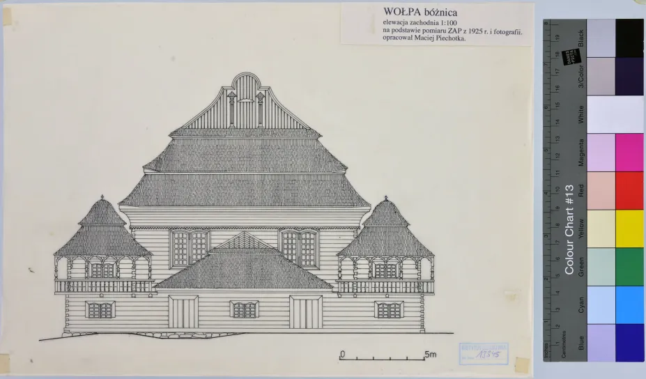 Vowpa synagogue, western facade
