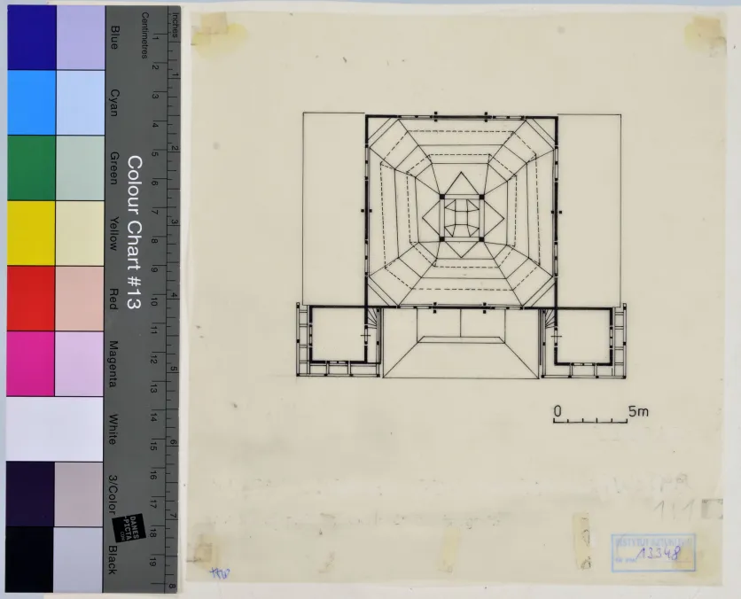 Vowpa, synagogue, plan