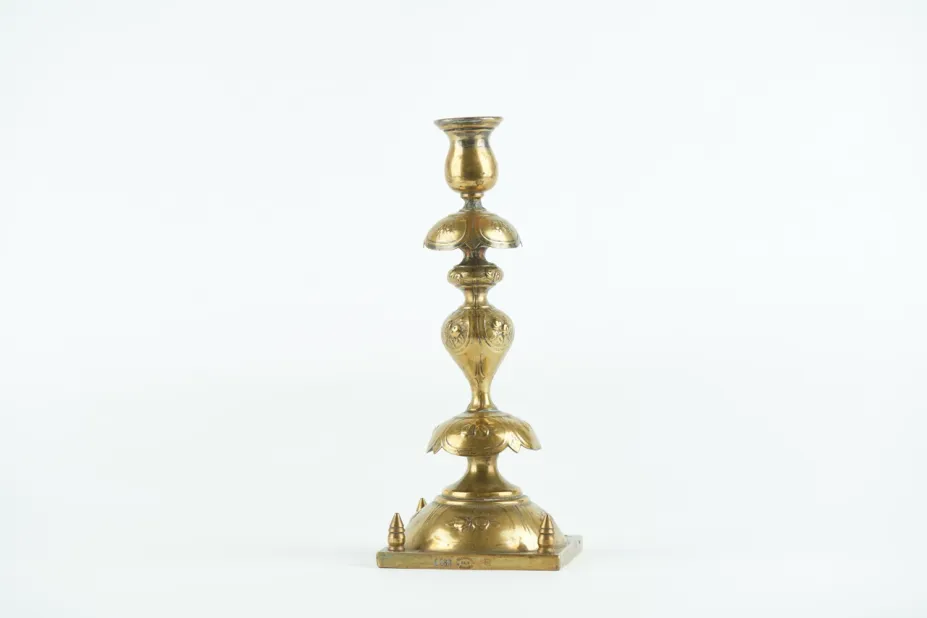 Shabbes candelsticks. Slonim, Belarus, 19th c.