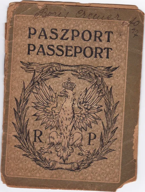 Polish Passport of Boris Cremer