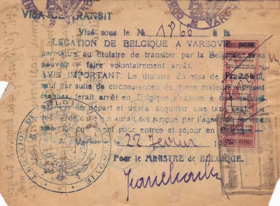 Polish Passport of Boris Cremer